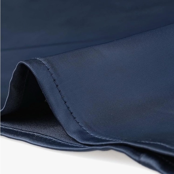 Allegra K Women Sleeveless Satin Dress Stand Collar Tie Ruched Waist Dress - Picture 5 of 13